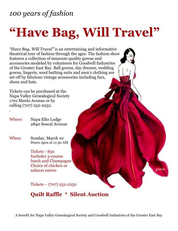 Have Bag, Will Travel - Vintage Fashion Show Fundraiser